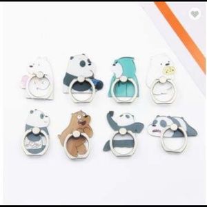 360 Degree Phone Ring Holder Cute Characters